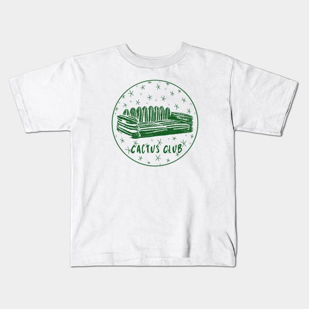 Cactus club Kids T-Shirt by Mimie20